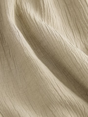 Neutral Textured Crinkle Wide Leg Trousers - Image 8 of 9