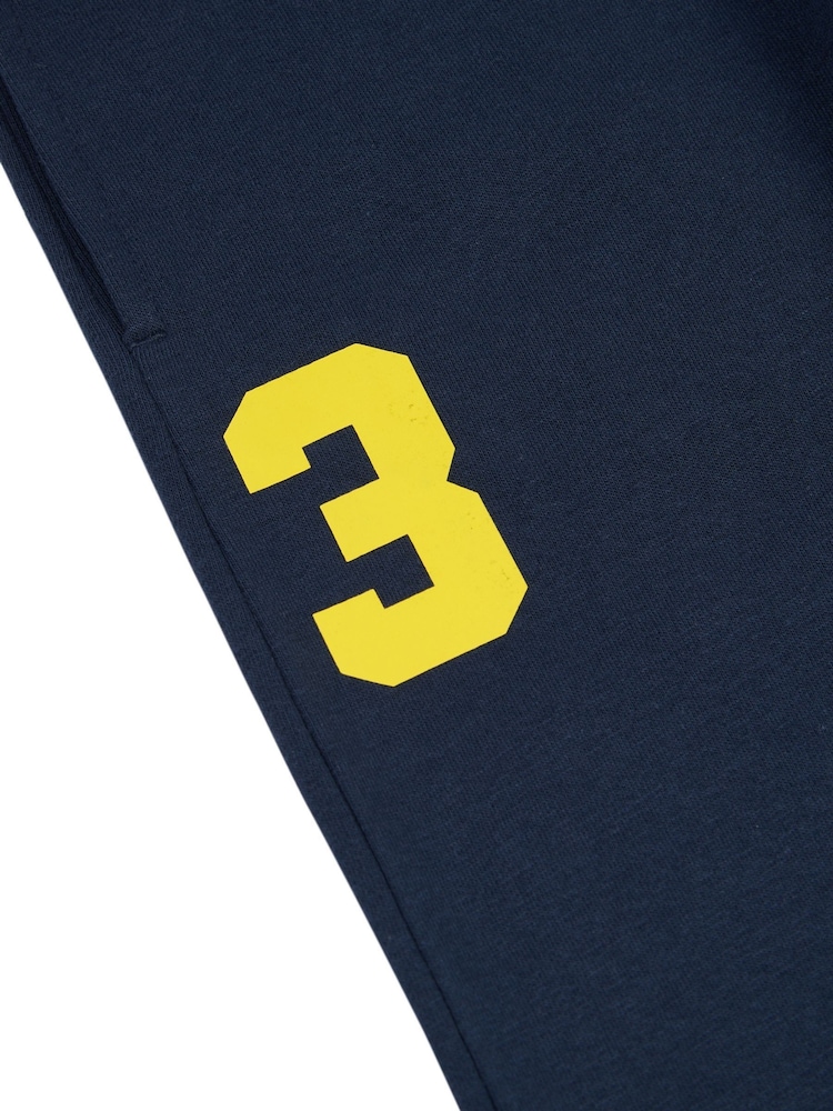 U.S. Polo Assn Blue U.S. Polo Assn. Boys Player 3 Zip Hoodie and Jogger Set - Image 6 of 6