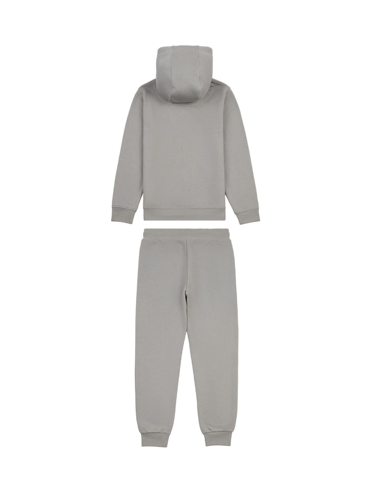 U.S. Polo Assn Grey U.S. Polo Assn. Boys 12cm Double Horsemen Zip Hoodie and Jogger Set - Image 2 of 5