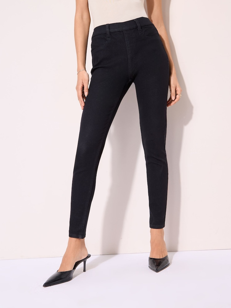 črna - Friends Like These Jeggings iz džinsa z elastičnim pasom - Slika 2 iz 5 črna - Friends Like These Jeggings iz džinsa z elastičnim pasom - Slika 2 iz 5