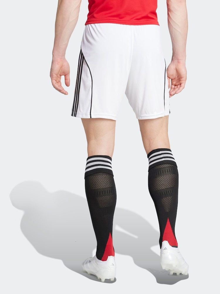 adidas White Manchester United 25/26 Home Shorts - Image 2 of 7