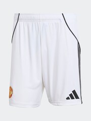 adidas White Manchester United 25/26 Home Shorts - Image 7 of 7