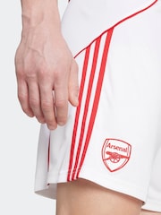 adidas White Arsenal 25/26 Home Shorts - Image 2 of 7