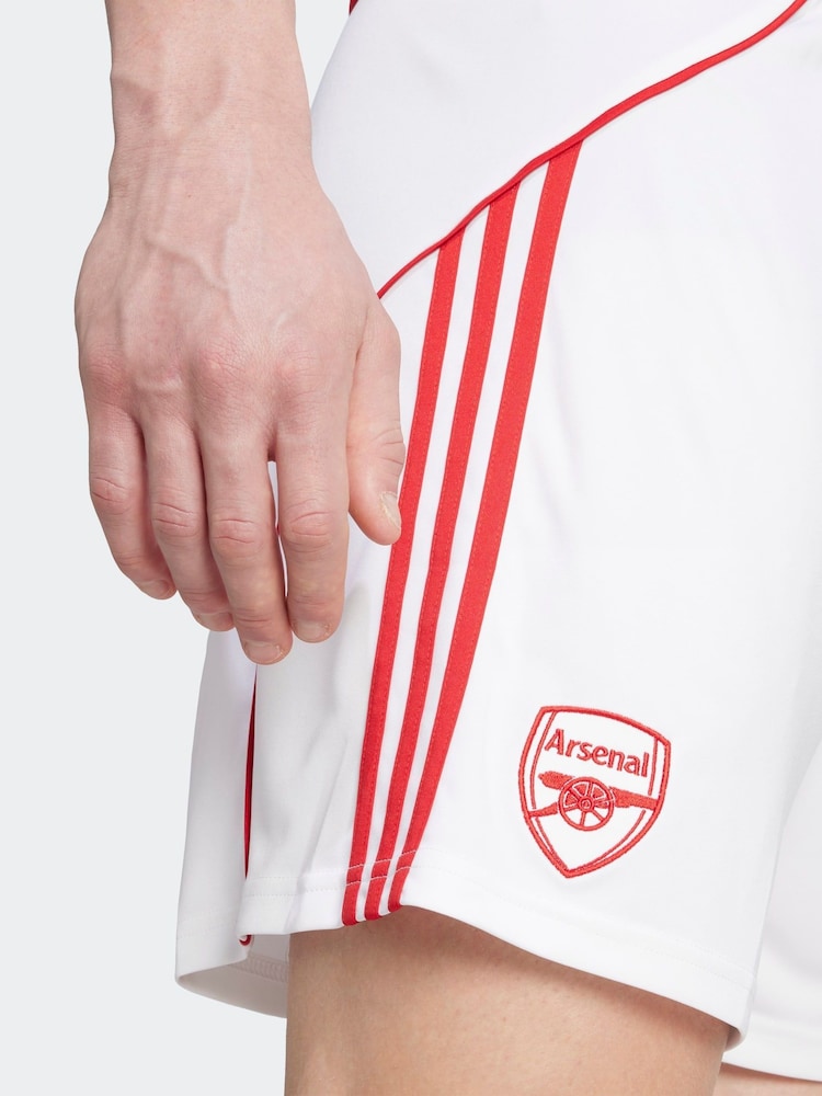 adidas White Arsenal 25/26 Home Shorts - Image 2 of 7