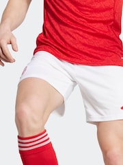 adidas White Arsenal 25/26 Home Shorts - Image 3 of 7