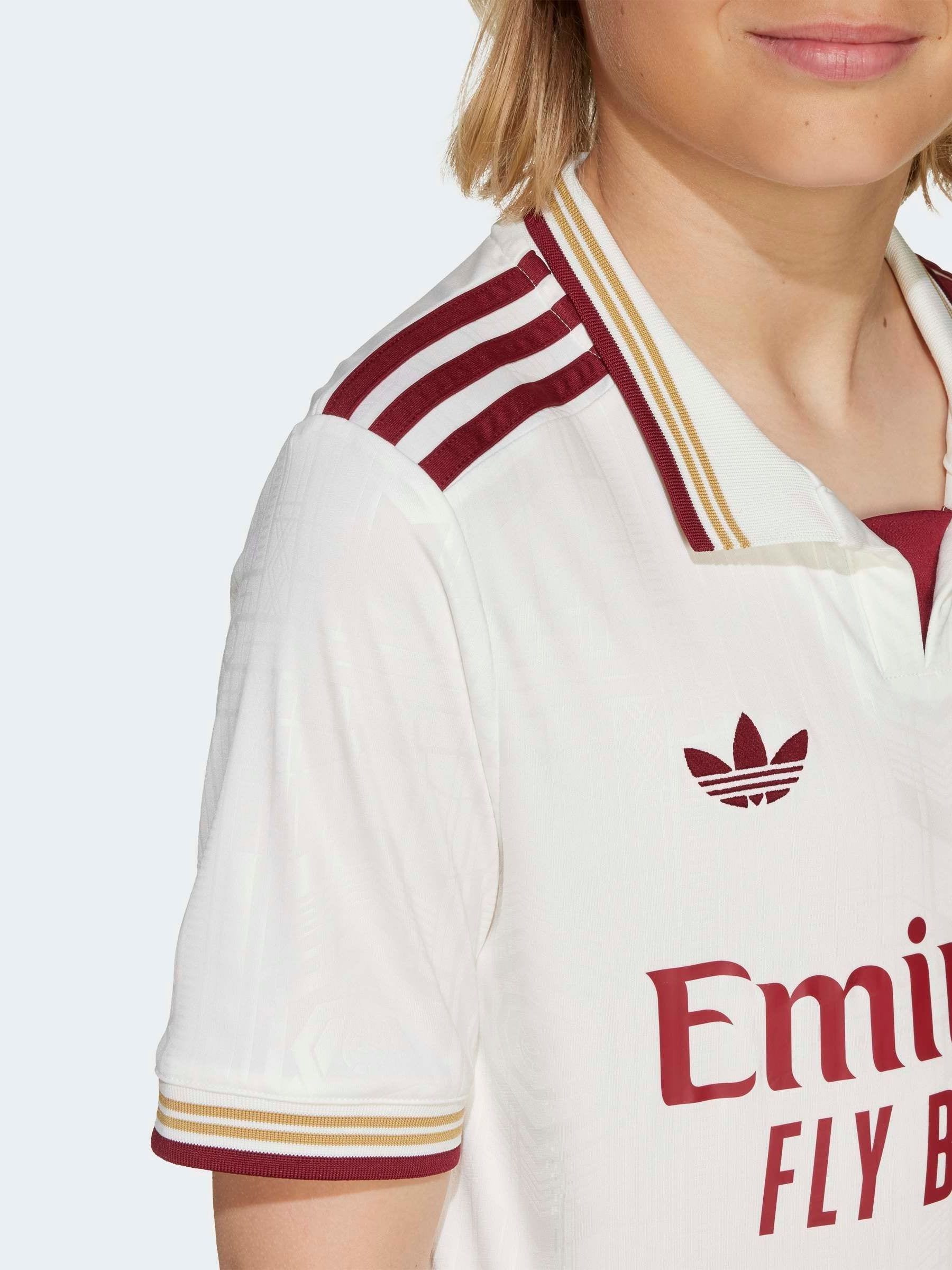 Buy adidas White/Burgundy Kids Arsenal 25/26 Third Jersey from
