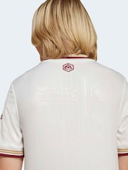adidas White/Burgundy Kids Arsenal 25/26 Third Jersey - Image 5 of 7