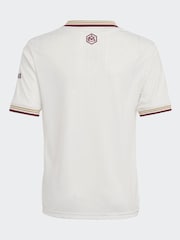 adidas White/Burgundy Kids Arsenal 25/26 Third Jersey - Image 7 of 7