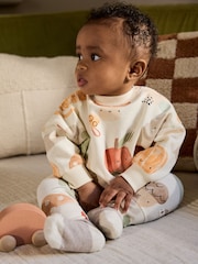 Orange Autumnal - Sweatshirt and Leggings Baby Set (0mths-2yrs) - Imagen 1 de 5