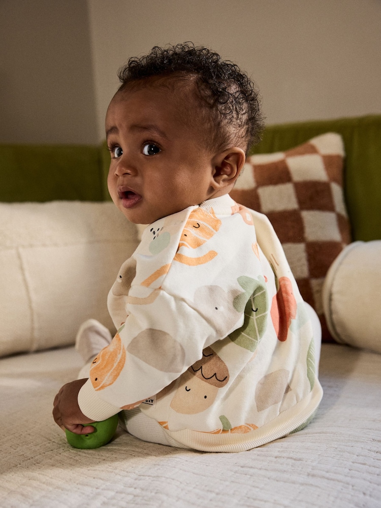 Orange Autumnal - Sweatshirt and Leggings Baby Set (0mths-2yrs) - Imagen 2 de 5 Orange Autumnal - Sweatshirt and Leggings Baby Set (0mths-2yrs) - Imagen 2 de 5