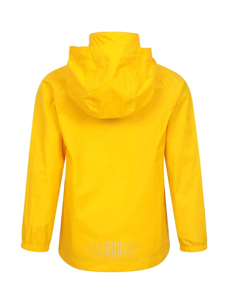 Mountain Warehouse Yellow Kids Pakka II Waterproof Jacket - Image 3 of 9