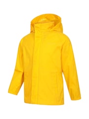 Mountain Warehouse Yellow Kids Pakka II Waterproof Jacket - Image 4 of 9