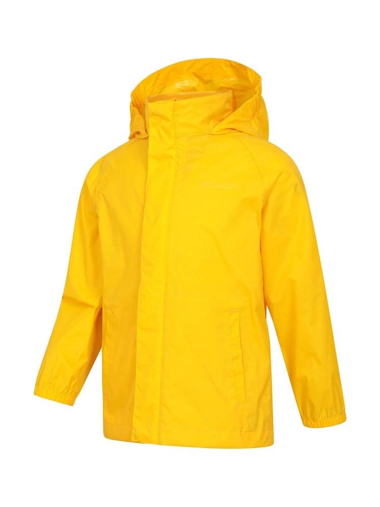 Mountain Warehouse Yellow Kids Pakka II Waterproof Jacket - Image 4 of 9
