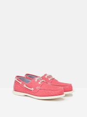 Joules Jetty Bright Pink Deck Shoes - Image 2 of 5