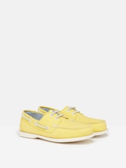 Joules Yellow Jetty Deck Shoes - Image 2 of 5