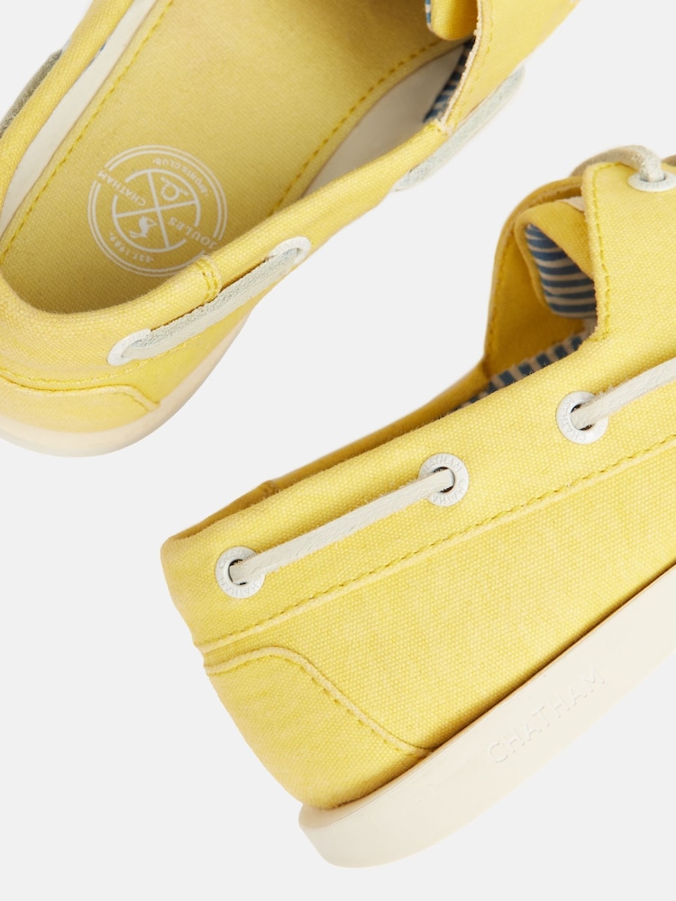 Joules Yellow Jetty Deck Shoes - Image 5 of 5