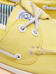 Joules Joules X Chatham Yellow Jetty Deck Shoes - Image 7 of 7