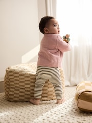 Pink Jersey Quilted Baby Jacket (0mths-2yrs) - Image 3 of 8