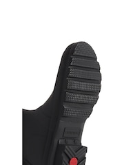 Hunter Original Short Tartan Lining Black Wellington - Image 4 of 4
