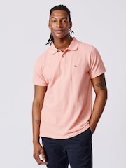 Aubin – Marcel – Piqué-Polo-Shirt aus 100 % Baumwolle in Pink - Bild 1 von 4