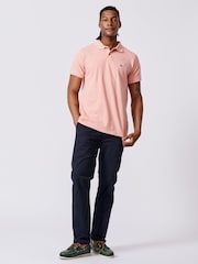 Aubin – Marcel – Piqué-Polo-Shirt aus 100 % Baumwolle in Pink - Bild 3 von 4