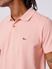 Aubin – Marcel – Piqué-Polo-Shirt aus 100 % Baumwolle in Pink - Bild 4 von 4