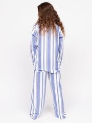 Cyberjammies Blue Minijammies Printed Long Sleeve 100% Cotton Pyjamas Set - Image 2 of 4