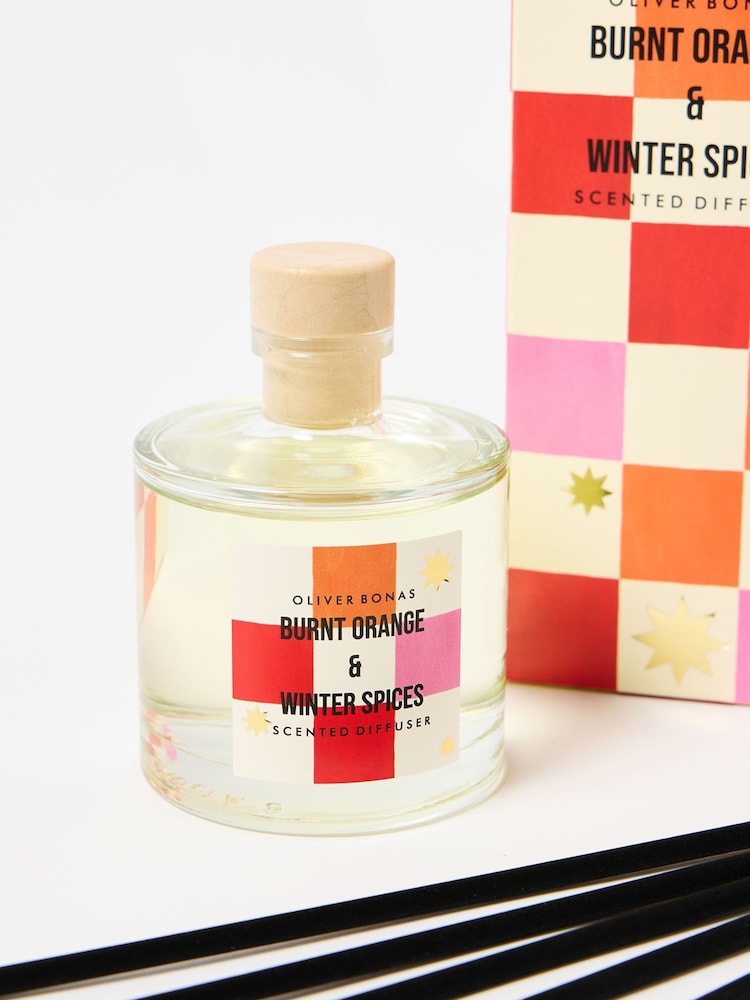 Oliver Bonas Multi Burnt Orange  Winter Spices Scented Christmas Ree Diffuser - Image 2 of 3