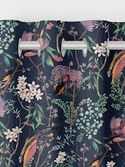 Graham & Brown Night Blue Clavering Birds Made to Measure Curtains - Image 6 of 8