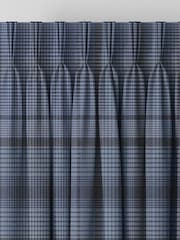 Graham & Brown Blue Heritage Plaid Made to Measure Curtains - Image 2 of 8