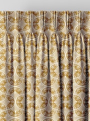 Graham & Brown Ochre Yellow Hopwood Cottage Made to Measure Curtains - Image 2 of 8