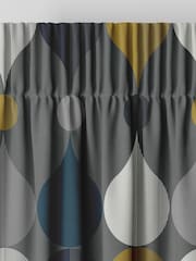 Graham & Brown Slate Grey Coronation Craze Made to Measure Curtains - Image 5 of 8