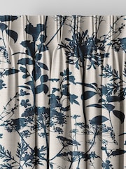Graham & Brown Ink Blue Esther Made to Measure Curtains - Image 2 of 8