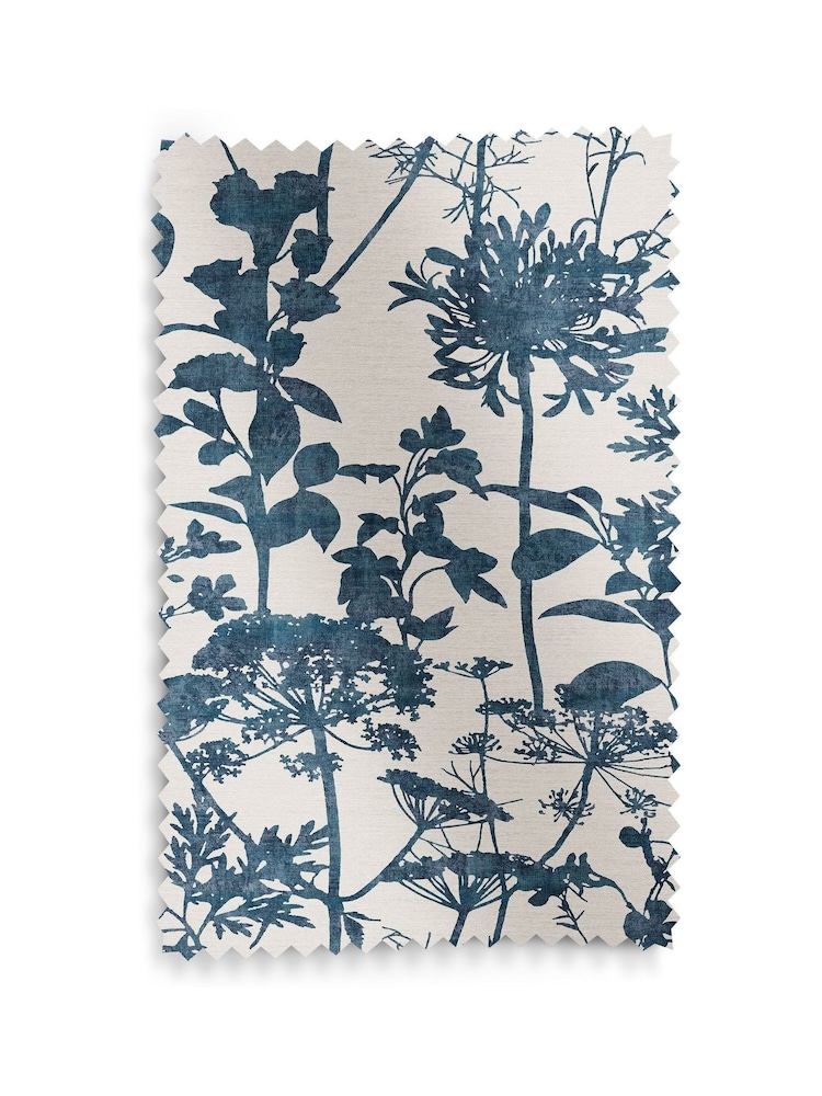Graham & Brown Ink Blue Esther Made to Measure Curtains - Image 8 of 8