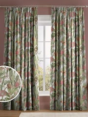 Graham & Brown Lush Pink Tigerlily Made to Measure Curtains - Image 1 of 8