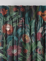 Graham & Brown Midnight Blue Tigerlily Made to Measure Curtains - Image 2 of 8