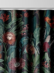 Graham & Brown Midnight Blue Tigerlily Made to Measure Curtains - Image 7 of 8