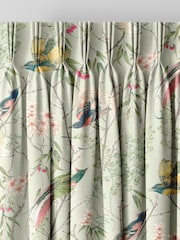 Graham & Brown Sage Green Clavering Birds Made to Measure Curtains - Image 2 of 8