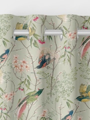 Graham & Brown Sage Green Clavering Birds Made to Measure Curtains - Image 6 of 8