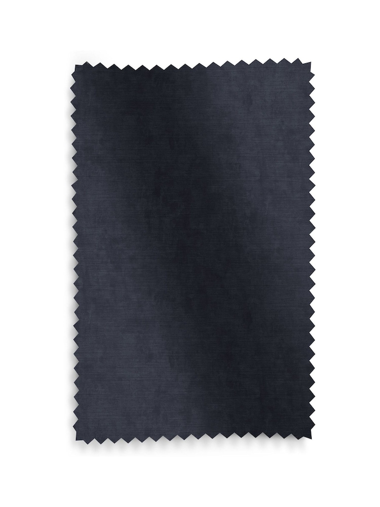 Graham & Brown Midnight Blue Organdy Silk Made to Measure Curtains - Image 8 of 8