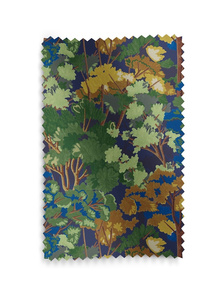 Graham & Brown Midnight Blue Folklore Tree Made to Measure Curtains - Image 8 of 8