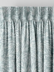 Graham & Brown Breathe Blue Salix Leaves Made to Measure Curtains - Image 2 of 8