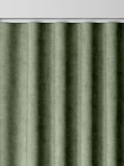 Graham & Brown Sage Green Organdy Silk Made to Measure Curtains - Image 7 of 8
