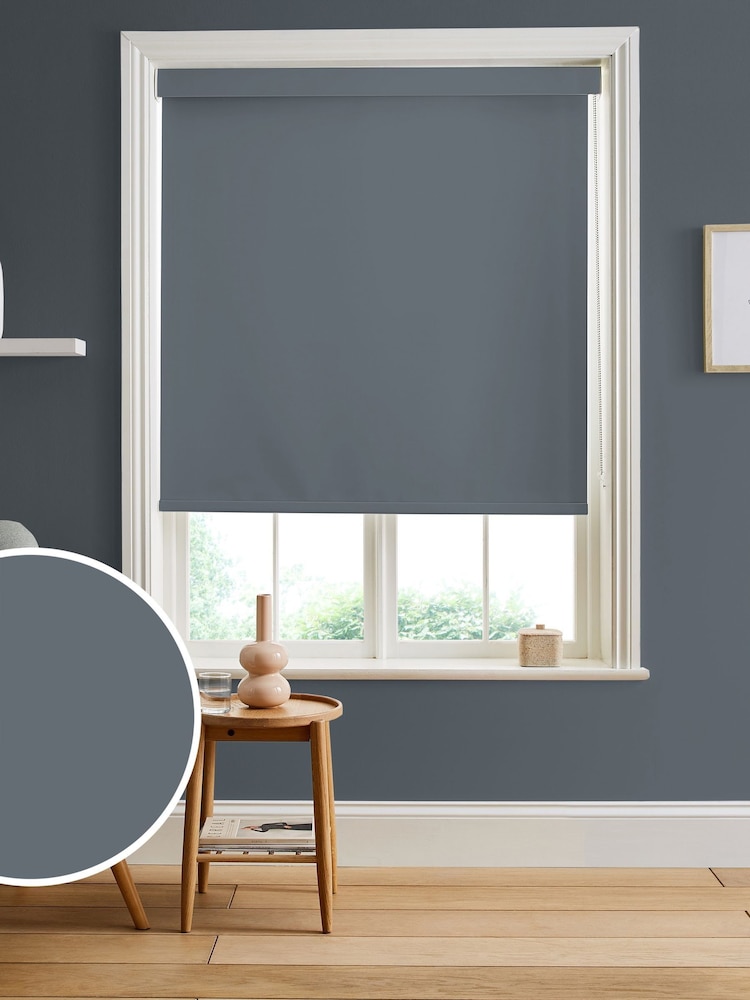 Graham & Brown Smog Grey Smog Made to Measure Roller Blinds - Image 1 of 5