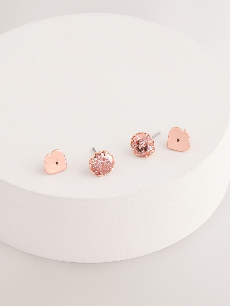 kate spade new york Gold Tone Round Earrings Rosepatina - Image 1 of 3
