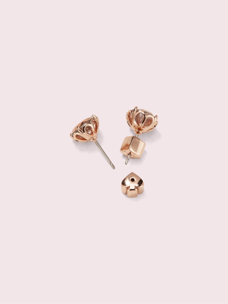 kate spade new york Gold Tone Round Earrings Rosepatina - Image 2 of 3 kate spade new york Gold Tone Round Earrings Rosepatina - Image 2 of 3