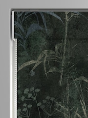 Graham & Brown Emerald Green Restore Made to Measure 100% Cotton Roman Blind - Image 3 of 5