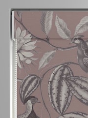 Graham & Brown Mulberry Purple Amhersts Garden Made to Measure 100% Cotton Roman Blind - Image 3 of 5