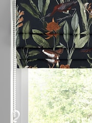 Graham & Brown Navy Blue Glasshouse Made to Measure 100% Cotton Roman Blind - Image 2 of 5