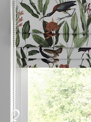 Graham & Brown White Glasshouse Made to Measure 100% Cotton Roman Blind - Image 2 of 5